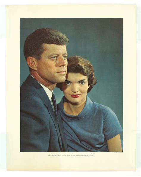 Lot Detail 1960s John F Kennedy With Jackie The President With Mrs