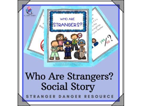 Stranger Danger Social Narrative 9 Pages Editable Sped Autism