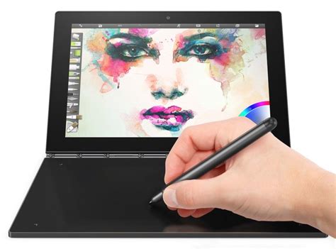 Lenovo Yoga Book 2 In 1 Tablet Mit Touchscreen Tastatur Und Dual