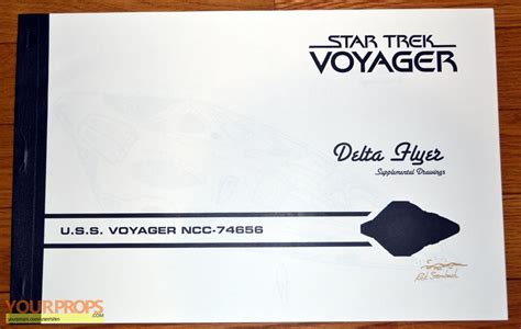 Star Trek Voyager Delta Flyer Supplemental Drawings Original Prod