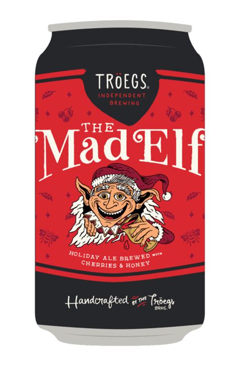 Mad Elf 12oz Can Illustrated Tröegs Independent Brewing