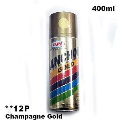 Anchor Spray Paint Champagne Gold 12p 400ml Shopee Malaysia