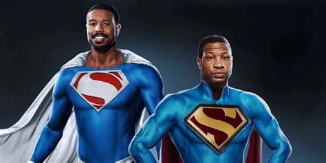 Michael B Jordan Jonathan Majors Become Dcs Black Supermen In