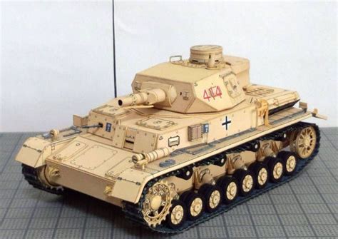 Wwii Pzkpfw Iv Ausf D Medium Tank Ver7 Free Paper Model Download