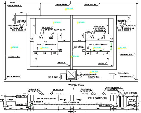Power Substation Architecture Design And Elevation Dwg File Cadbull
