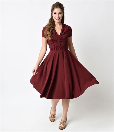 1950s Style Dresses | 1950s swing dress, 1950s fashion dresses, Affordable dresses casual
