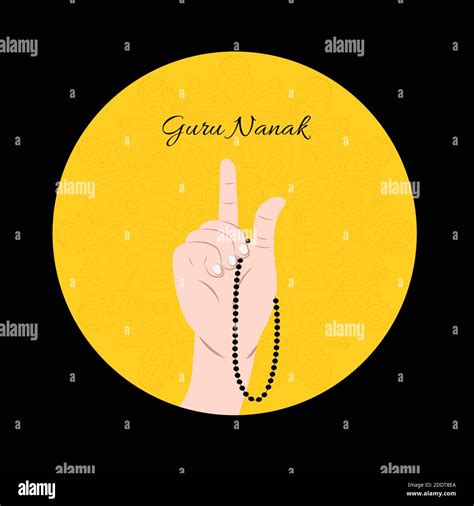 Vektor Illustration Für Guru Nanak Jayanti Der Geburtstag Von Guru