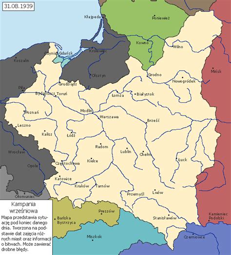 Animated Invasion Of Poland In 1939 Invasion Of Poland Wwii Maps