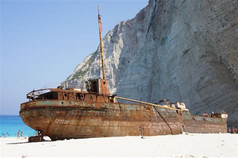 Shipwreck In Zakynthos Zakynthos Abandoned Places Shipwreck