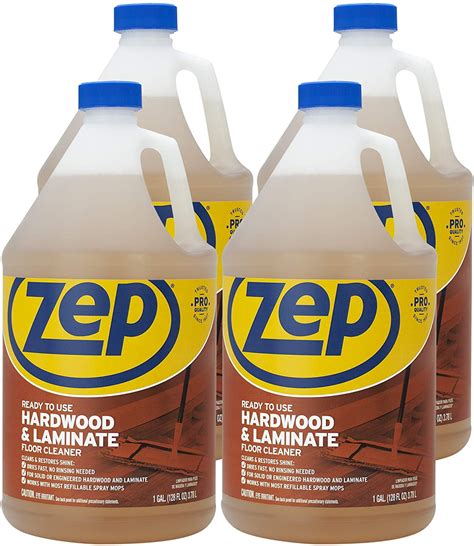Zep Hardwood And Laminate Floor Cleaner 128 Ounce Zuhlf128 Case Of 4
