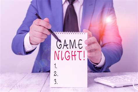 Text Sign Showing Game Night Conceptual Photo Usually Its Called On