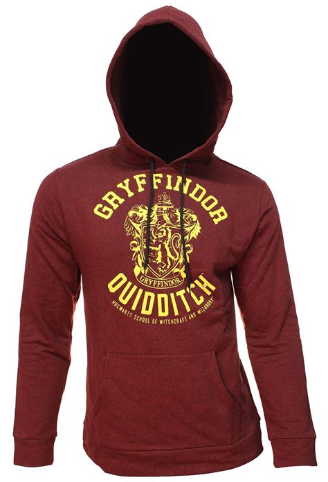 Harry Potter Hoodie Hogwarts Glasses Pullover Distressed Hooded