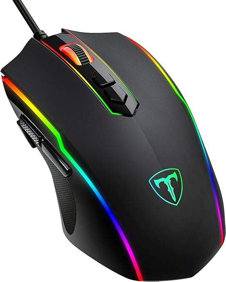 Vollion Rgb Gaming Mouse With 8 Programmable Buttons 7200 Dpi Rgb