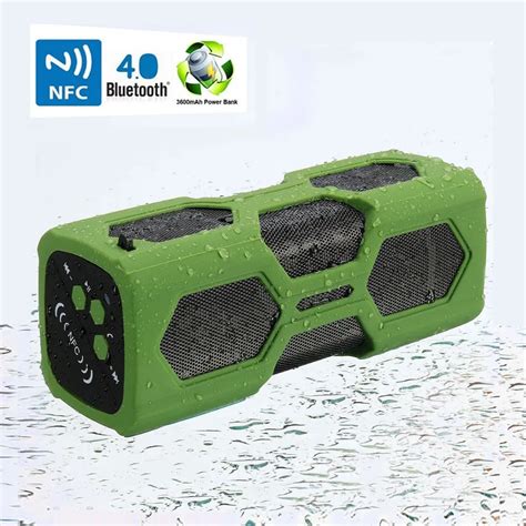 Outdoor Nfc Bluetooth Speakers Ipx6 Waterproof Shockproof Anti