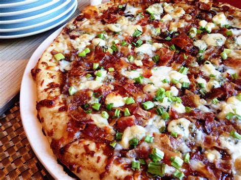 Bacon And Blue Cheese Pizza Recipe Schlotterbeck And Foss