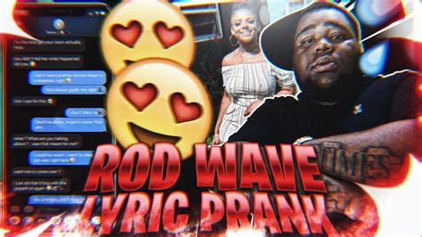 ROD WAVE GIRL OF MY DREAMS LYRIC PRANK ON CHEATING EX GONE WRONG SHE MADE ME CRY YouTube