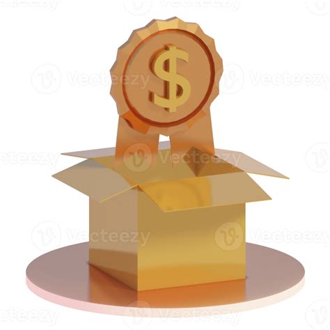 Money Box With Coin 9370651 Png