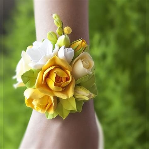 Yellow Rose Corsage Handmade With Love Oriflowers Rose Corsage