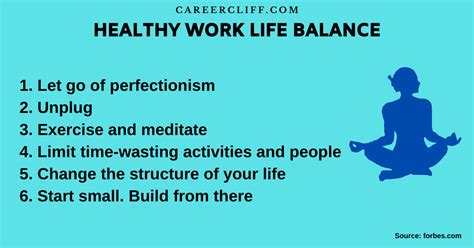 12 Tips For Healthy Work Life Balance In Workplace Careercliff