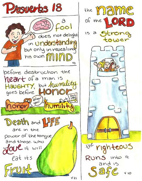 Doodle Through The Bible Proverbs 18