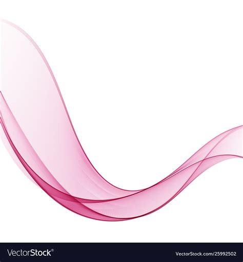 Abstract Background With Pink Wave Royalty Free Vector Image