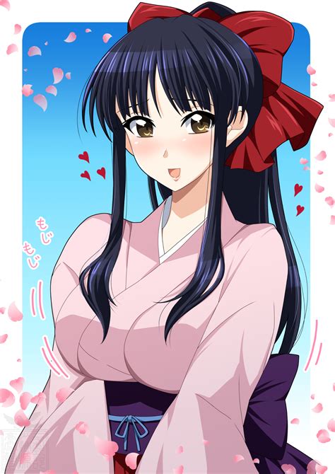 Ichijou Takakiyo Shinguuji Sakura Sakura Taisen Sega Highres 1girl Alternate Breast Size