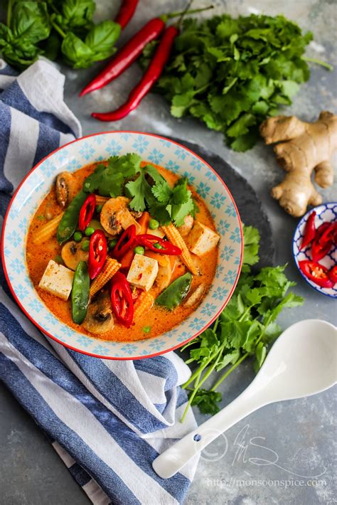 Monsoon Spice Unveil The Magic Of Spices Vegetable Thai Red Curry