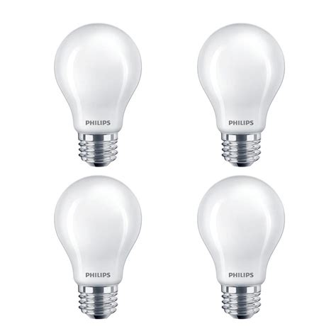 Philips 60 Watt Equivalent A19 Non Dimmable Indooroutdoor Frosted