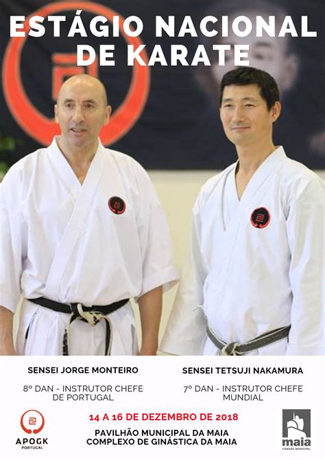 Estágio Nacional De Karate Sensei Jorge Monteiro E Sensei Tetsuji Nakamura 14 A 16 De