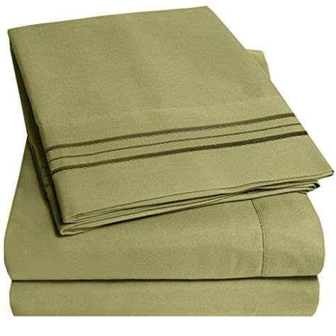 Buy 1500 Supreme Collection Twin Sheet Sets Sage Green 3 Piece Bed