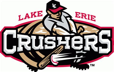 Lake Erie Crushers Logo Primary Logo Frontier League Frl Chris