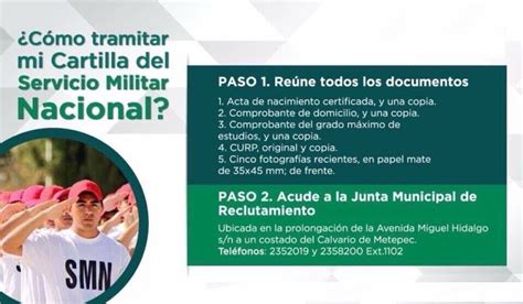 Invita Metepec A Tramitar Cartilla Del Servicio Militar Nacional