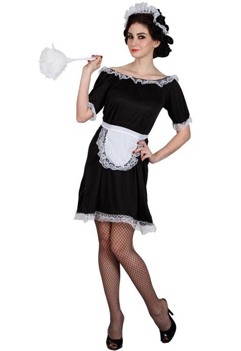 Classic French Maid Costume Uk