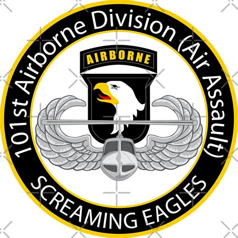 101st Airborne Screaming Eagles Stickers By Jcmeyer Redbubble
