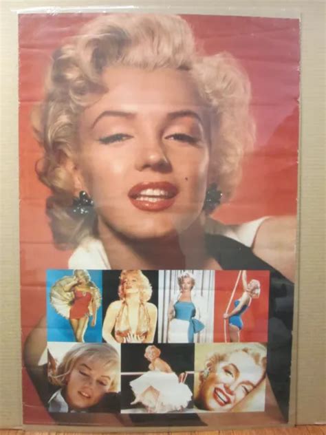 VINTAGE MARILYN Monroe Original Collage Poster PicClick