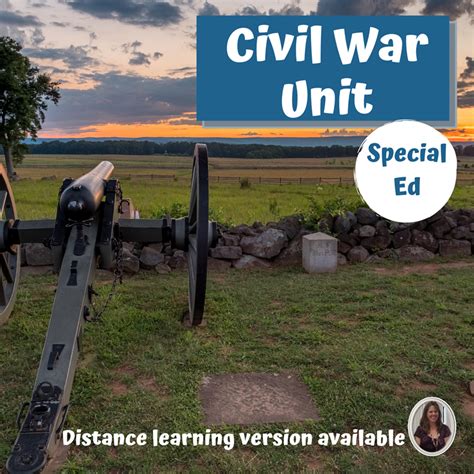 Civil War Unit for Special Education with Complete Lesson Plans - Special Needs for Special Kids