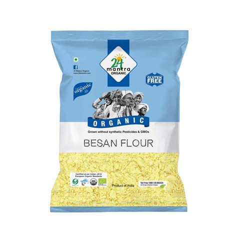 Home Delivery Of 24 Mantra Organic Besan Flour Gram Flour 500 Grams