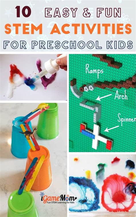 10 Stem Activities For Preschoolers And Toddlers