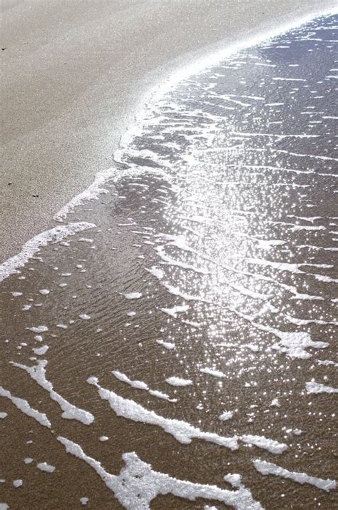 Onda Macia Do Oceano Azul No Sandy Beach Fundo Foto De Stock Imagem