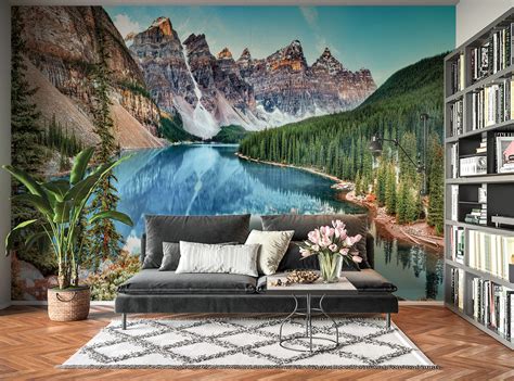 mountain-river-view-wall-mural-wallpaper-art-blue-side-studio