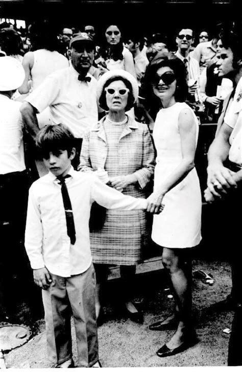 Jackie With Her Mother Janet Auchincloss And John Jr Ca 1969 With