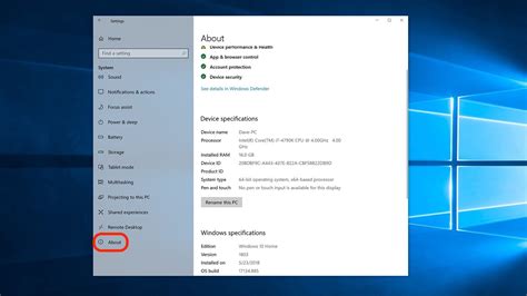 How To See Your Pc Specs Windows 10