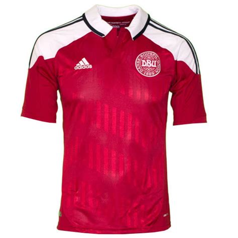 Football shirts, soccer jerseys and football kits. New Denmark Kit 2012- Euro 2012 Home Jersey Adidas ...