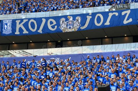 Football Fans Editorial Stock Photo Image Of Blue Supporter 70912628