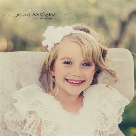8 Year Old Photo Shoot Jessica Mortensen Photography Baptism Pictures