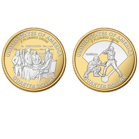 The Platinum And Gold Highlighted Celebrating America Quarters Collection