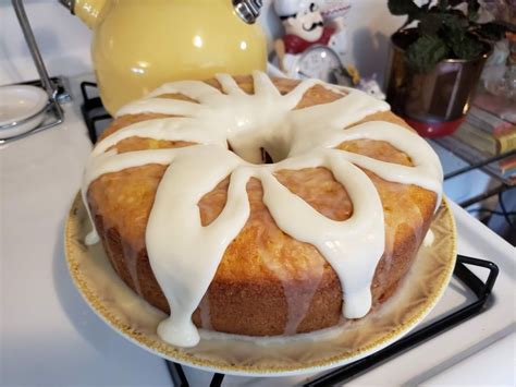 Lemon Glazed Cake Recipe Sparkrecipes