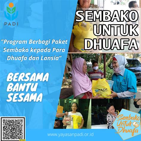Berbagi Sembako Dhuafa Pundi Amal Dermawan Indonesia