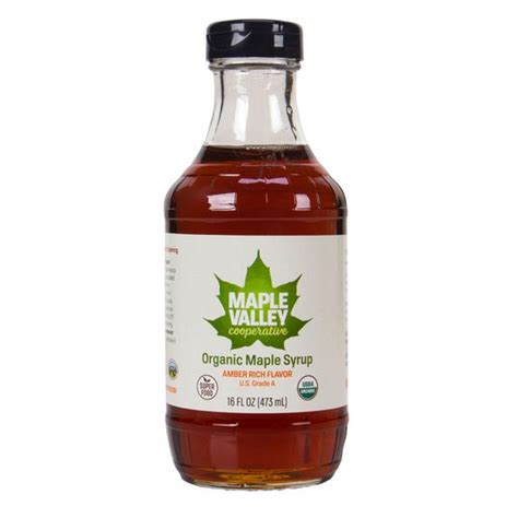 Maple Valley Coop Maple Syrup Grade A Amber And Rich Organic Azure