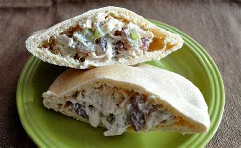 Chicken Salad Pitas Clean Eating Mommysavers